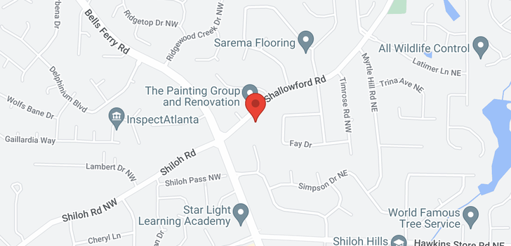 map of 267 Shallowford Road NW